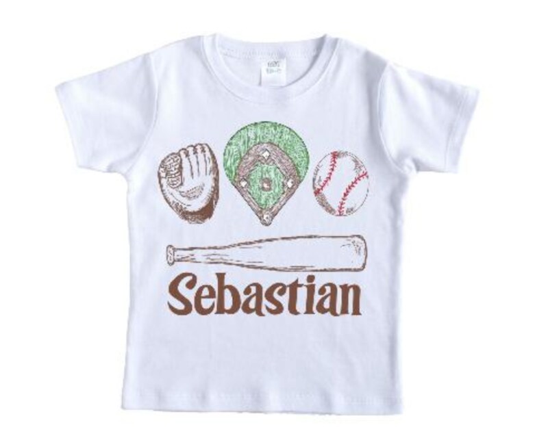 Baseball Trio Personalized Shirt - Short Sleeves - Long Sleeves